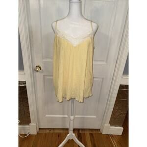 White Birch Spaghetti Caamisole Top Size XL